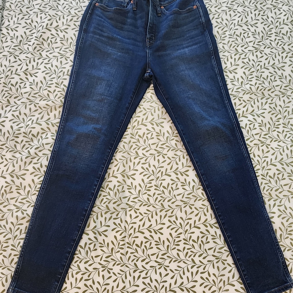 Madewell Skinny Jeans High-Rise Dark Wash Size 27